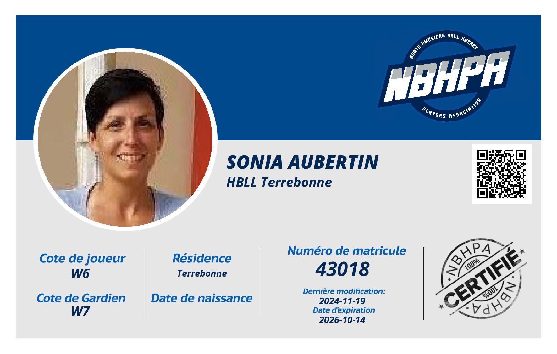 Sonia Aubertin
