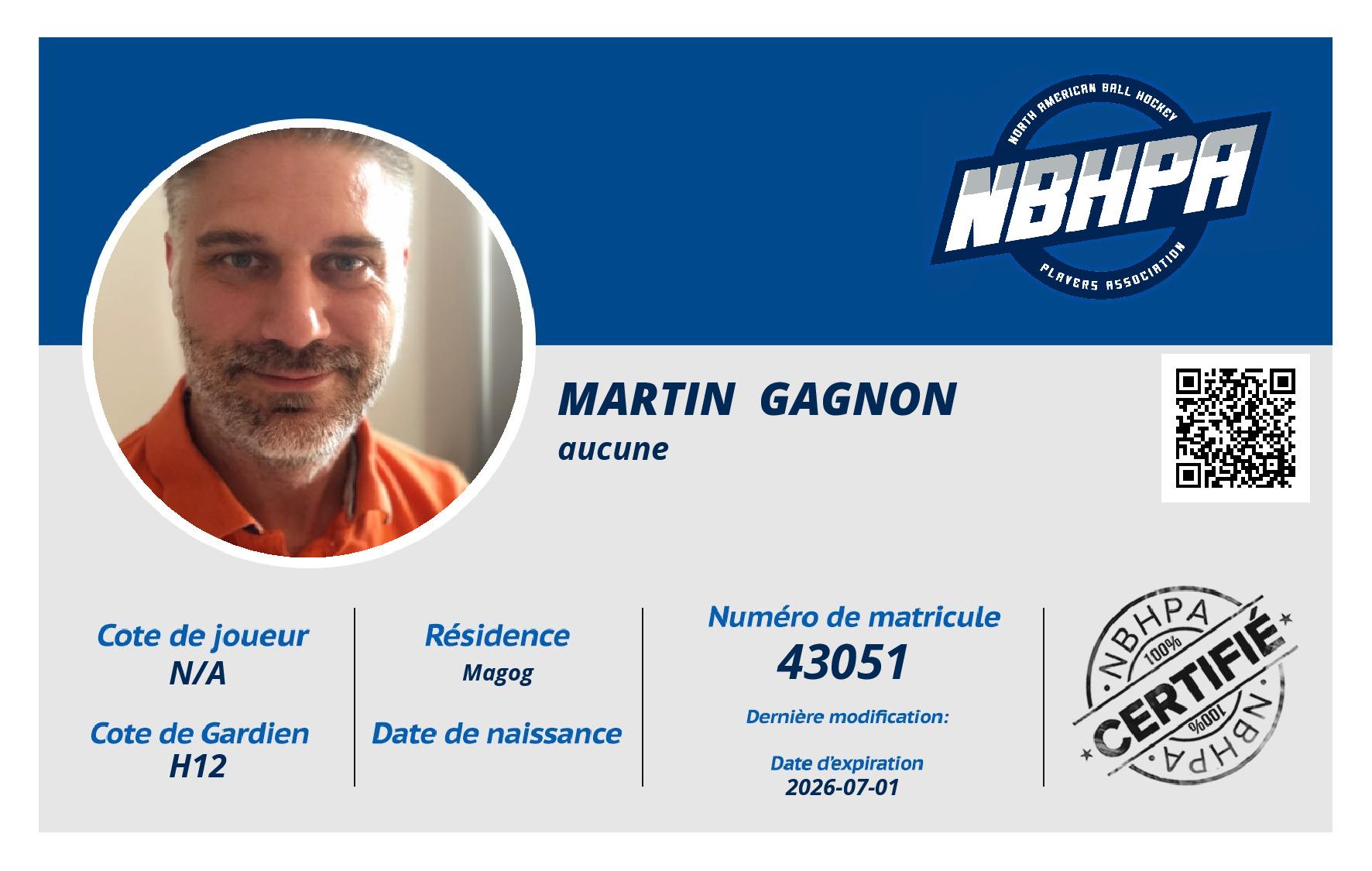 Martin  Gagnon 