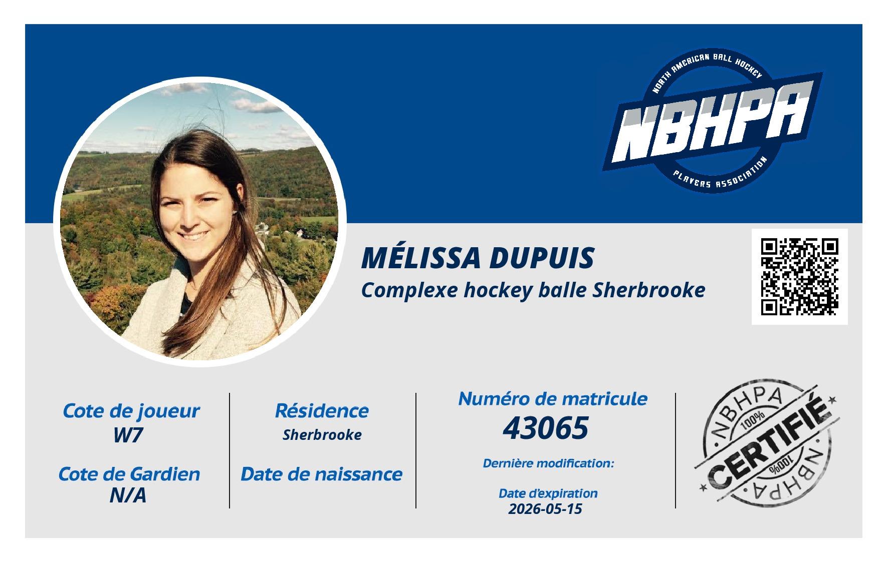Mélissa Dupuis