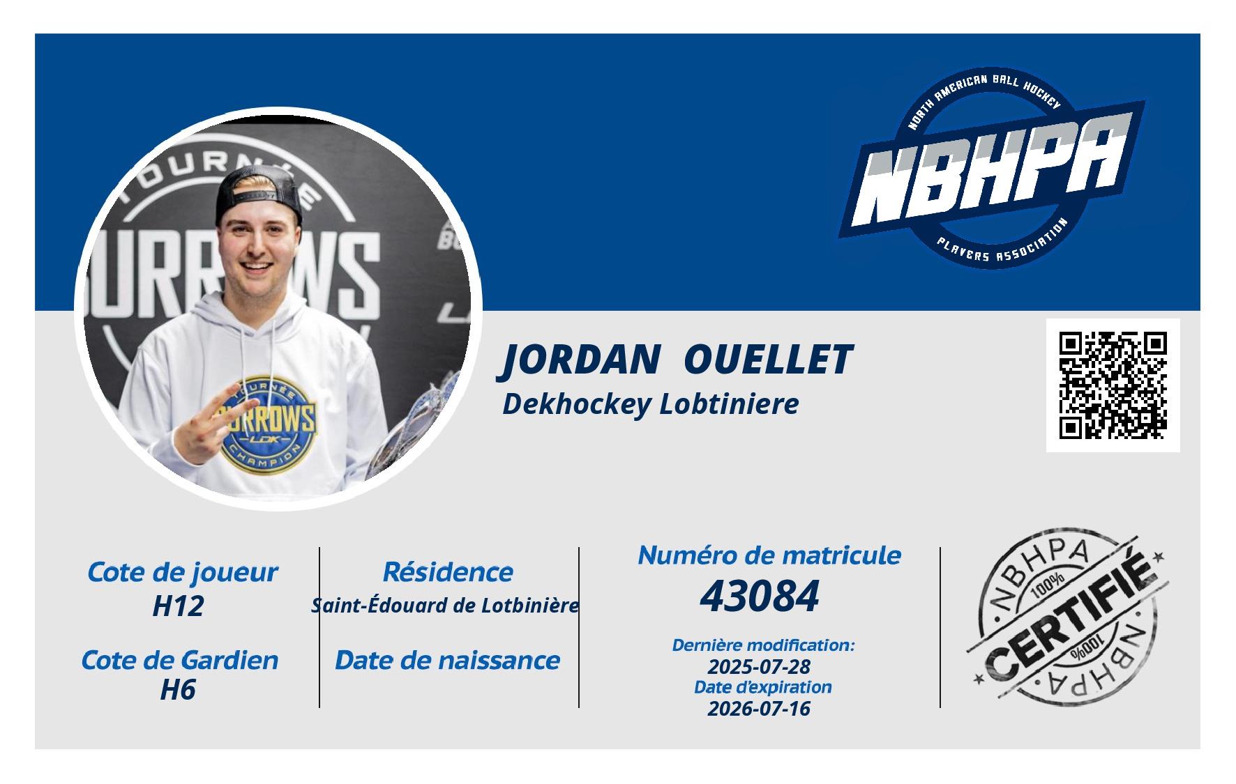 Jordan  Ouellet