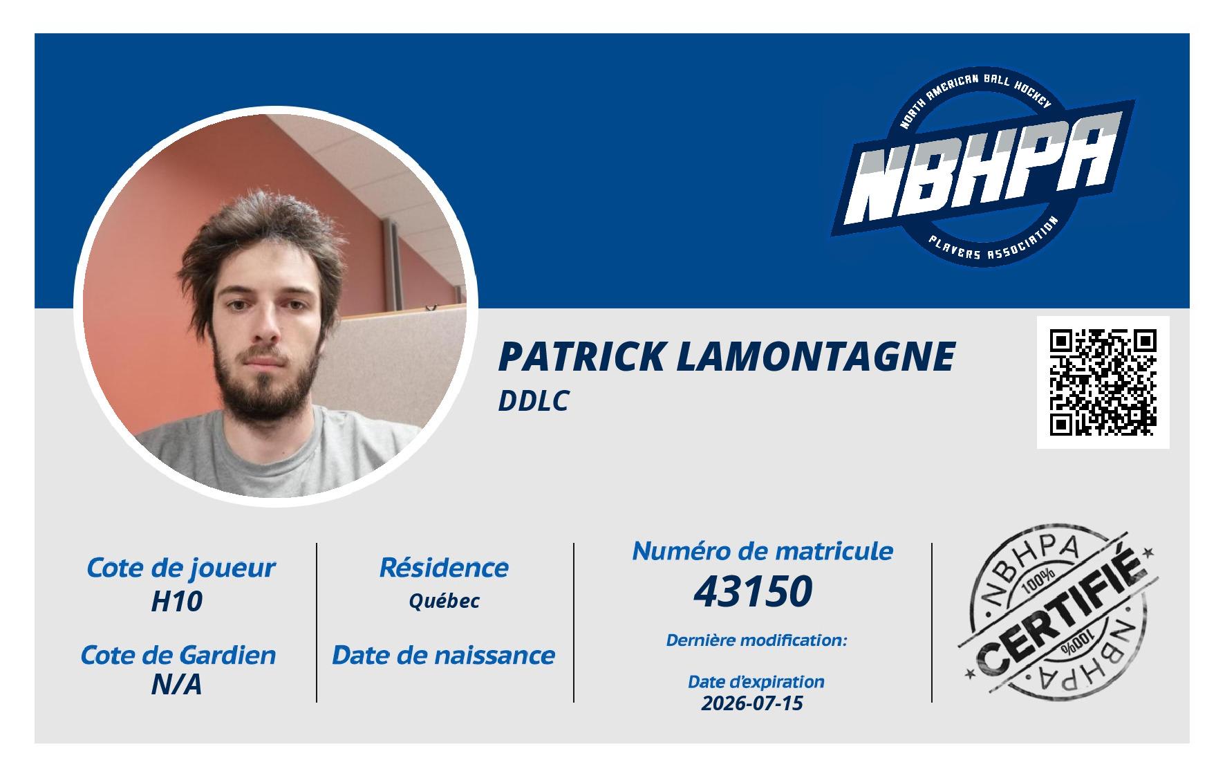 Patrick Lamontagne