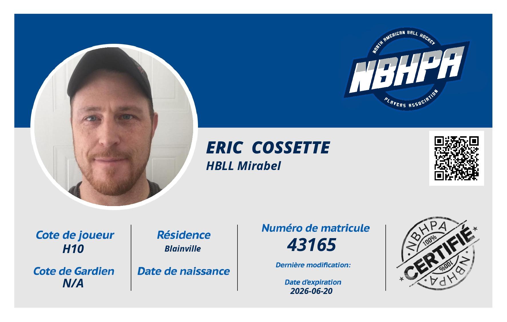 Eric  Cossette 