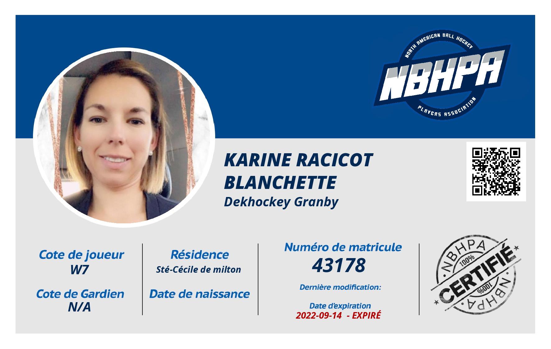 Karine Racicot Blanchette 