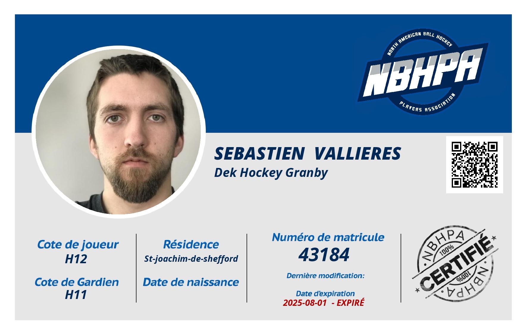 Sebastien  Vallieres