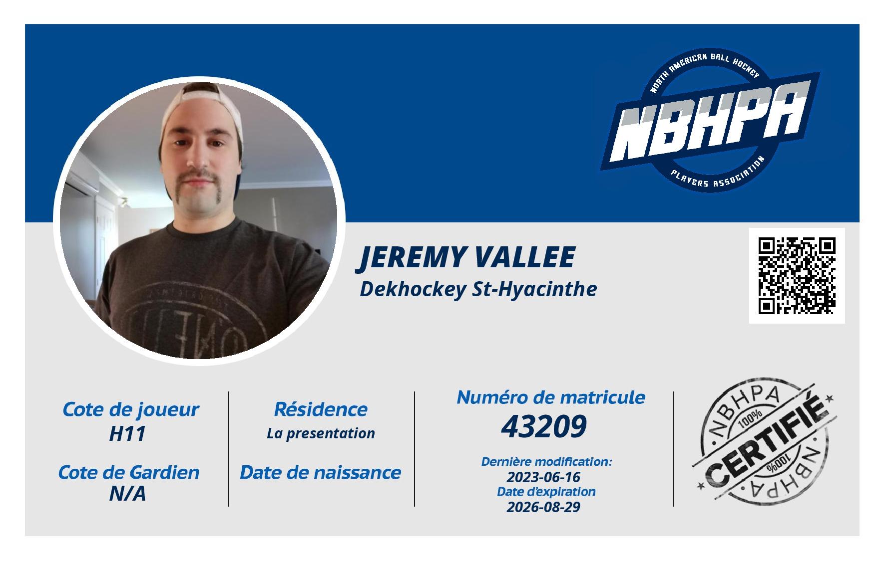 Jeremy Vallee
