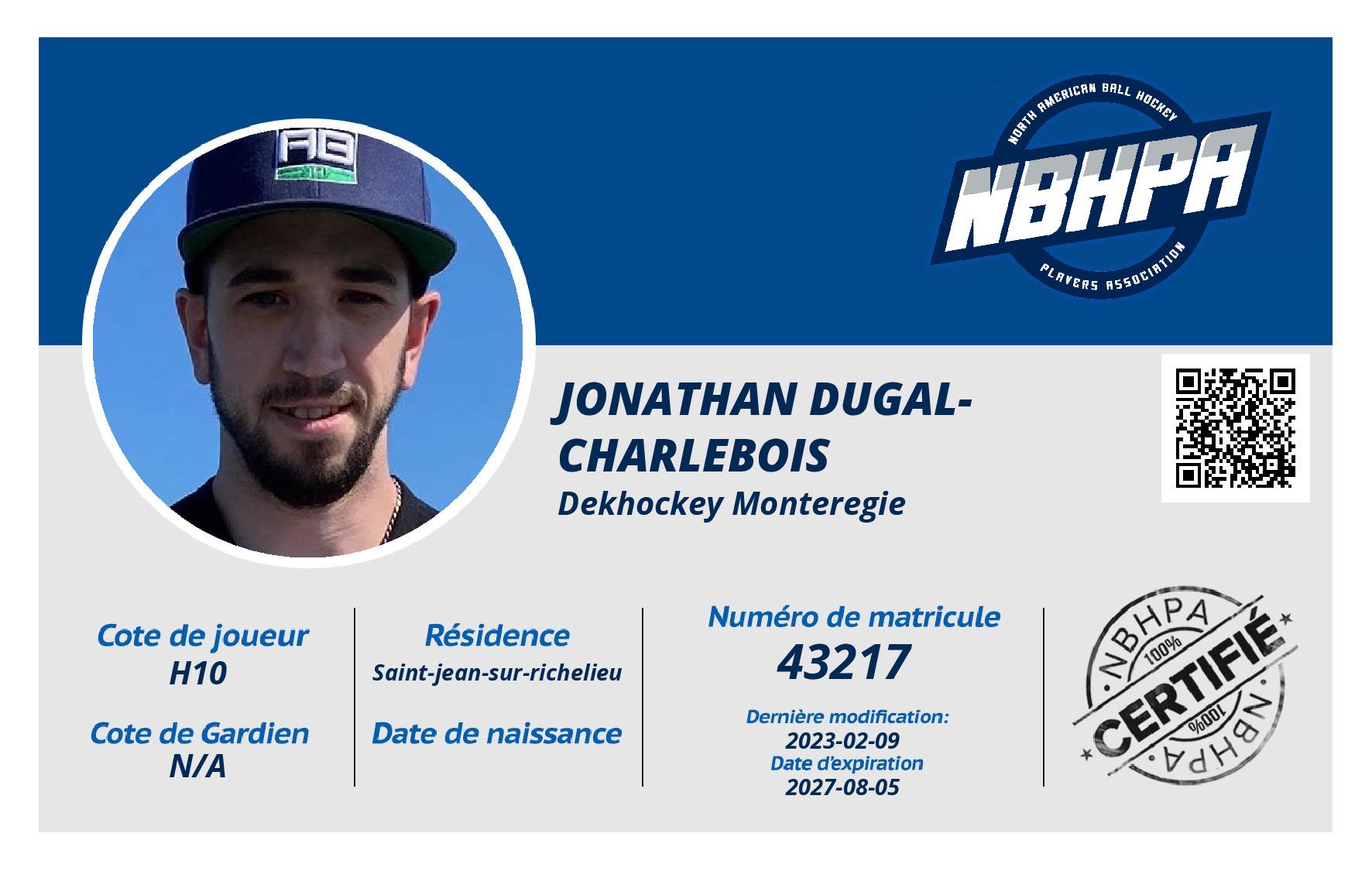 Jonathan Dugal-charlebois