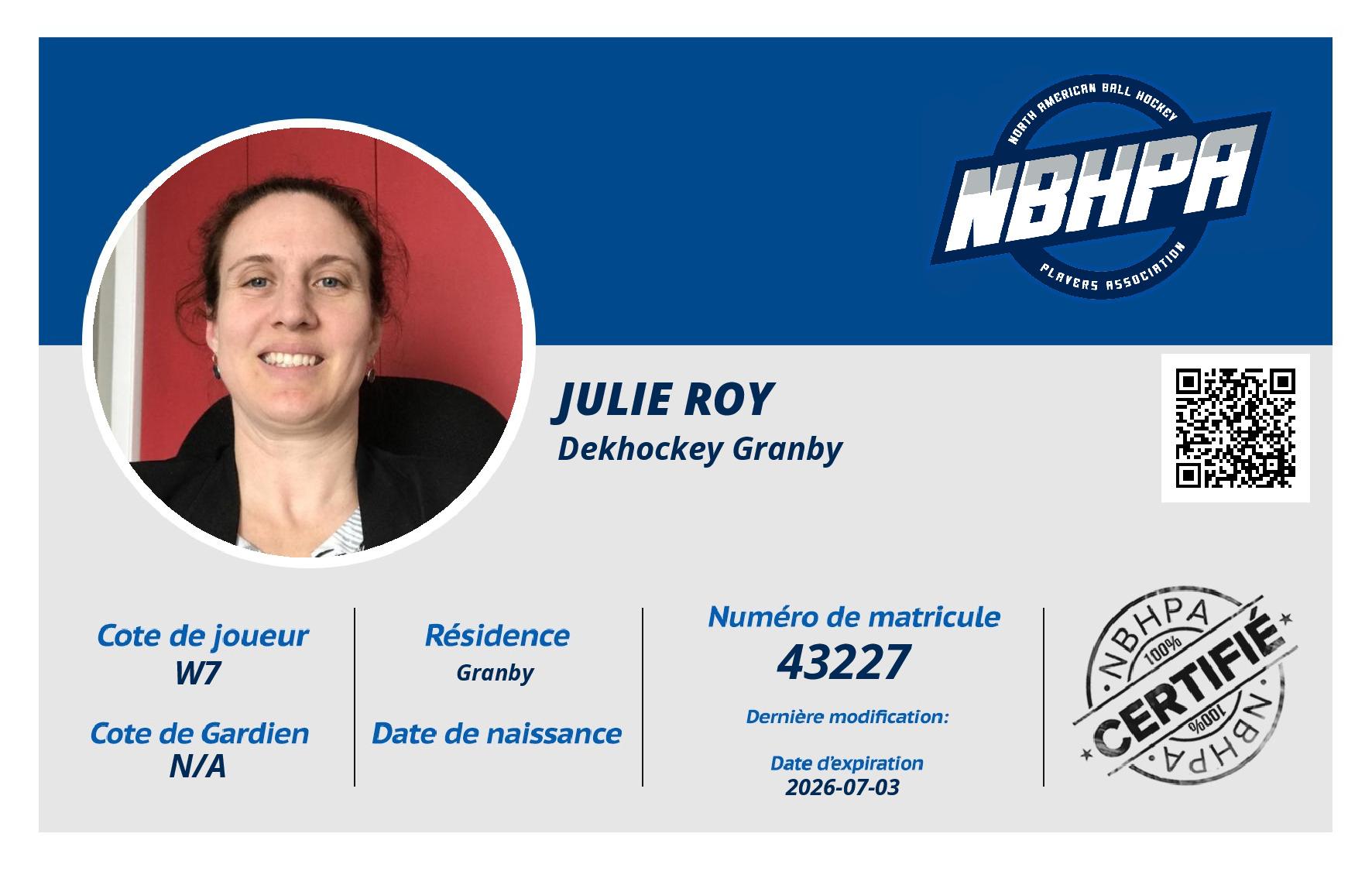 Julie Roy 