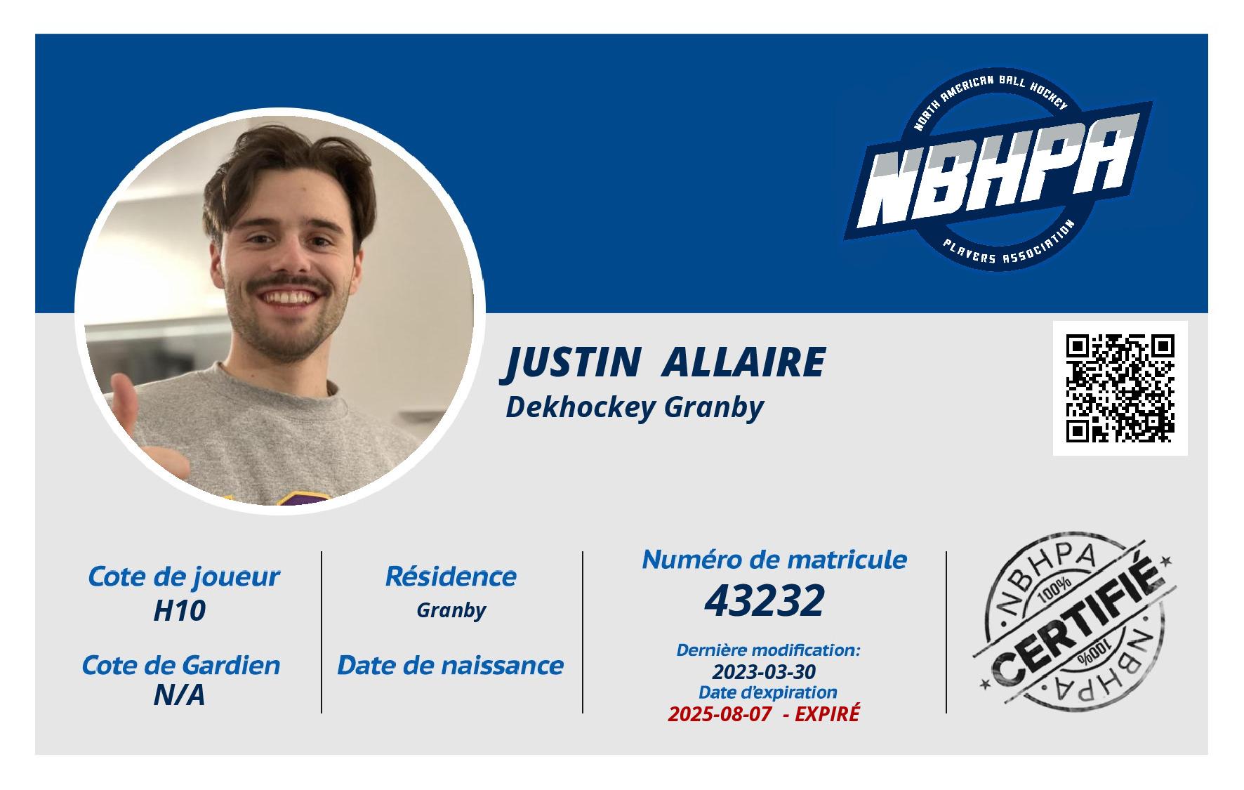 Justin  Allaire