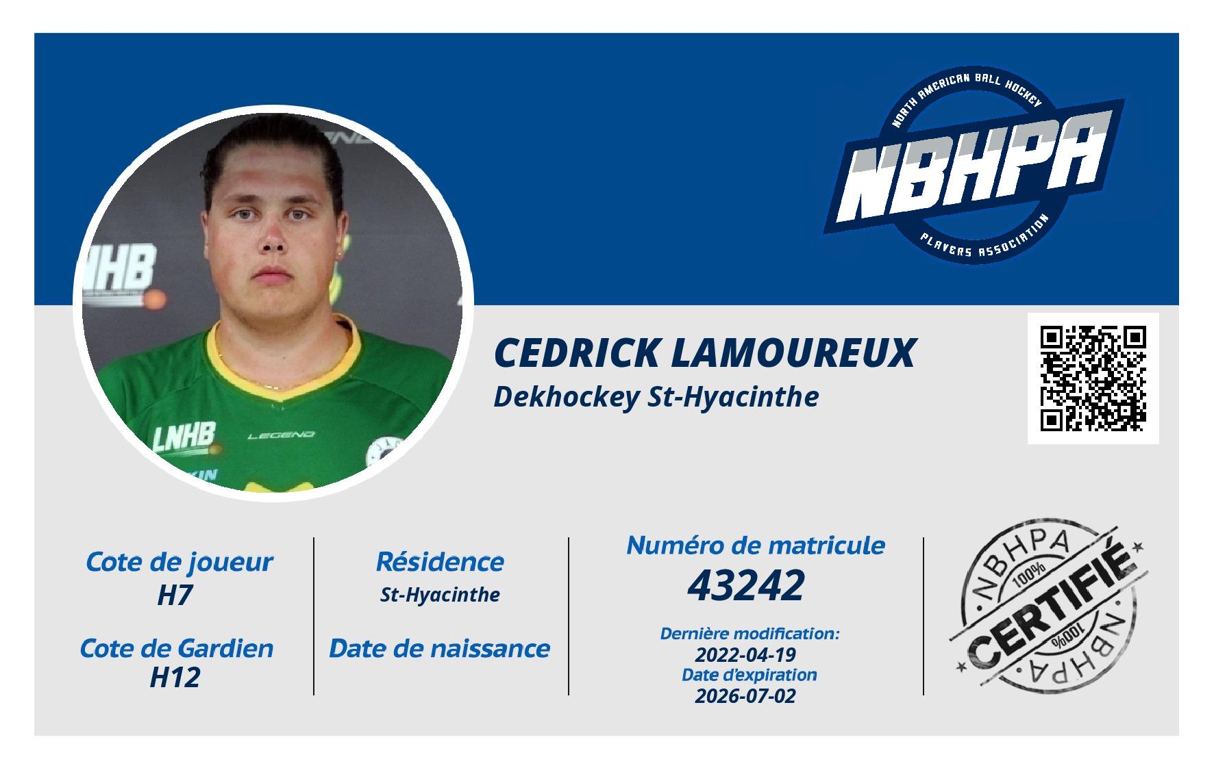Cedrick Lamoureux