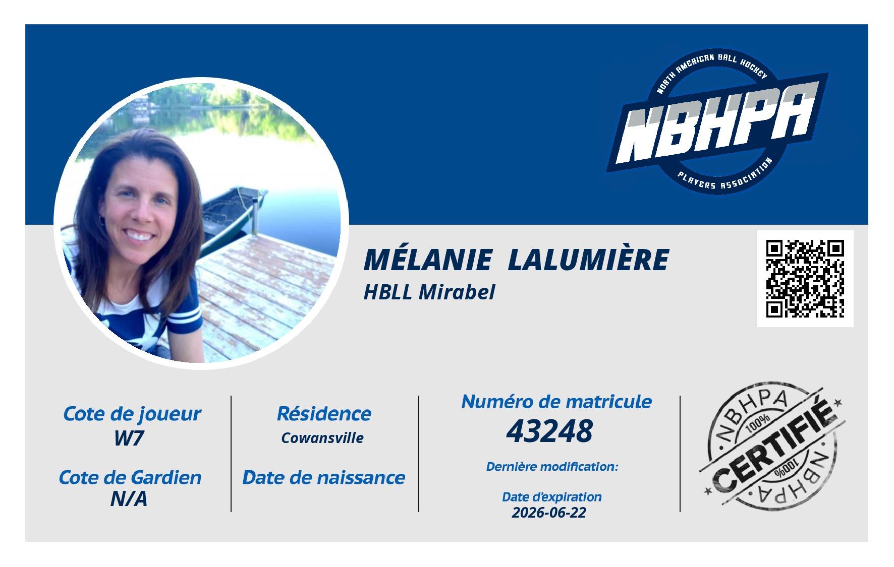Mélanie  Lalumière 