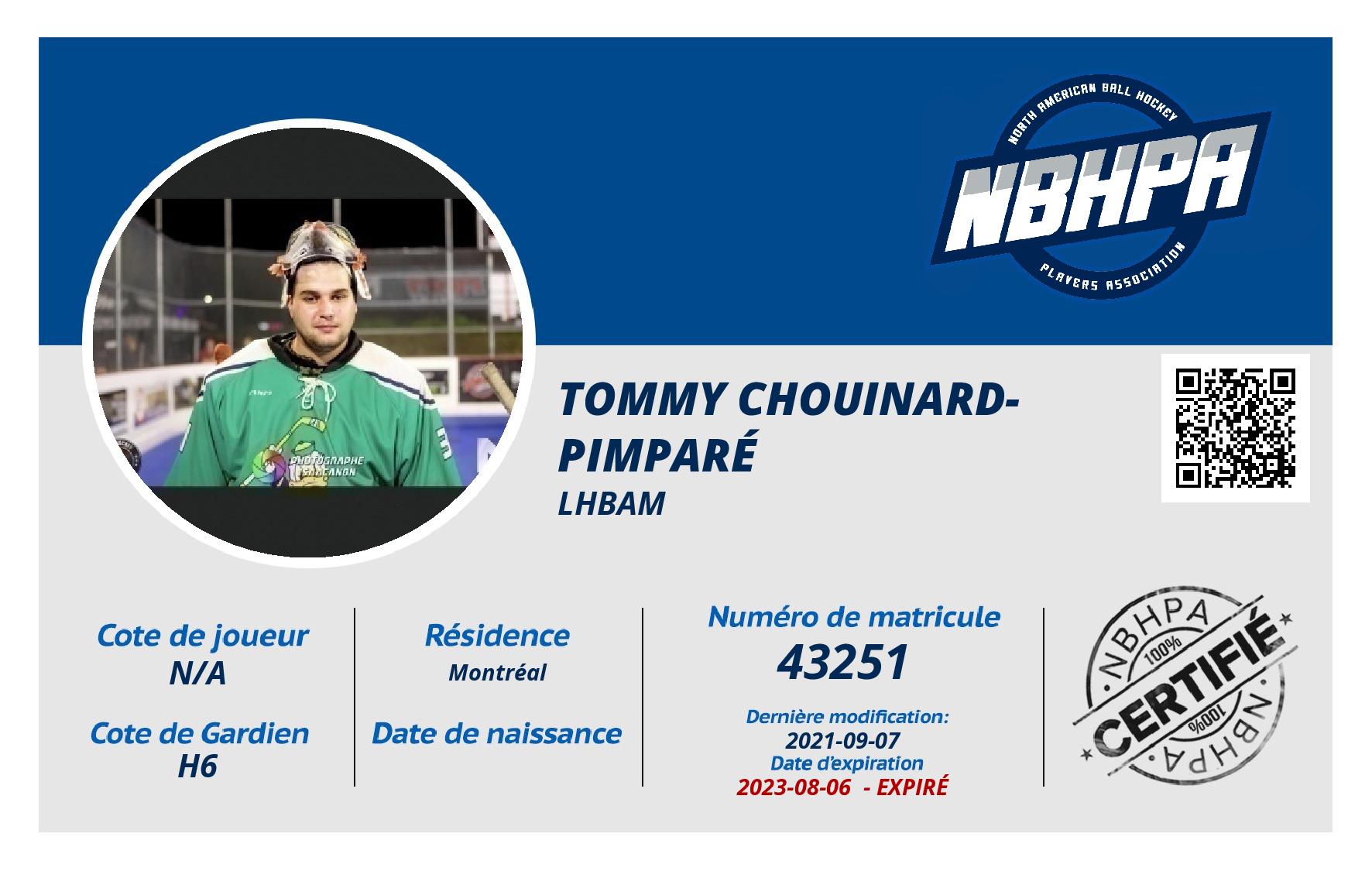 Tommy Chouinard-Pimparé