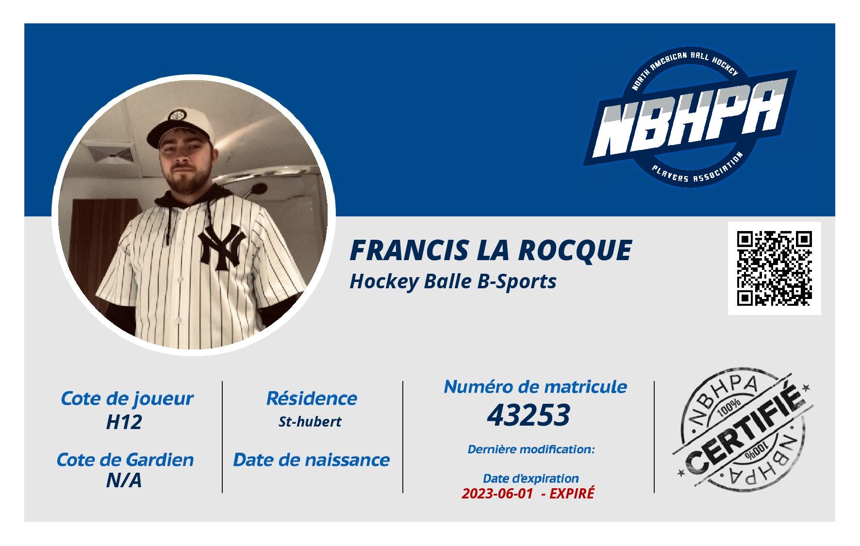 Francis La Rocque