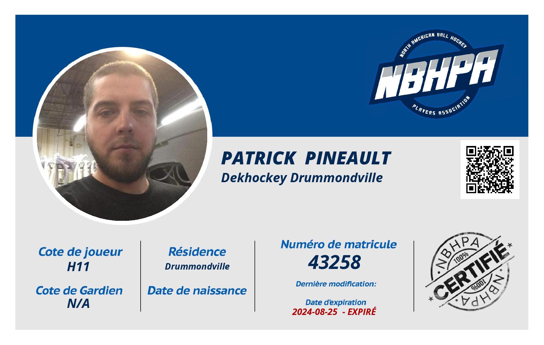 Patrick  Pineault