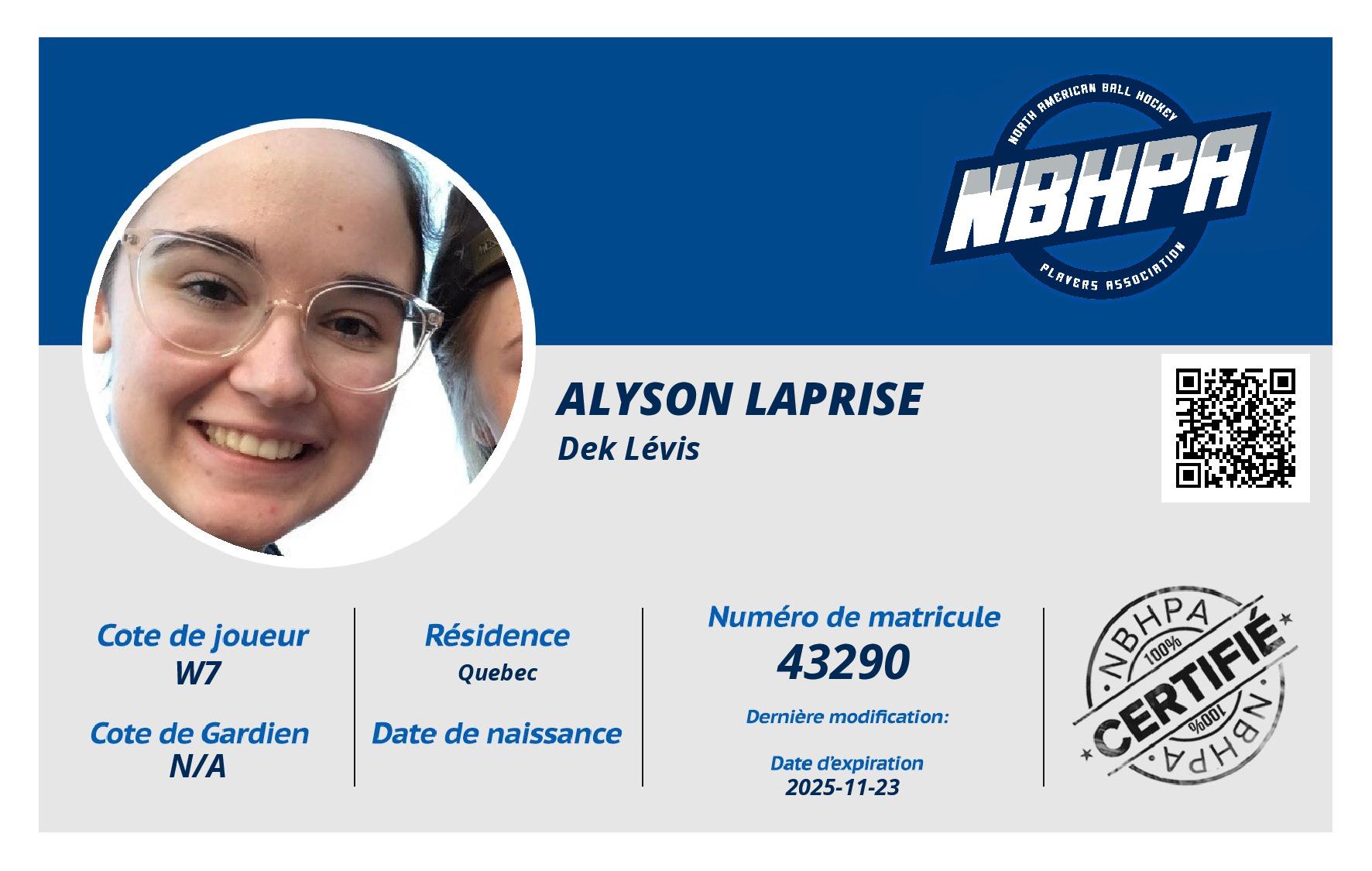 Alyson Laprise