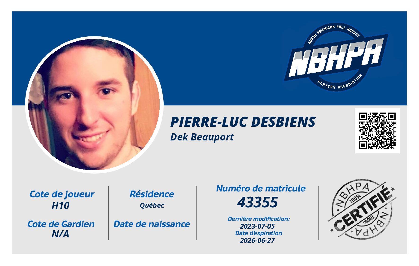 Pierre-luc Desbiens