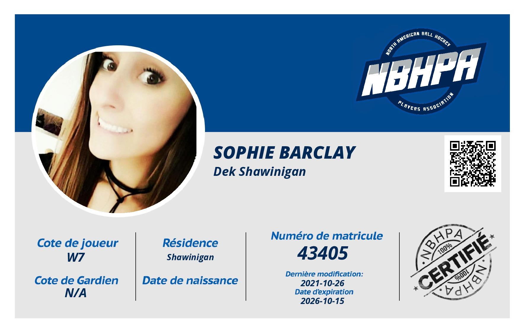 Sophie Barclay
