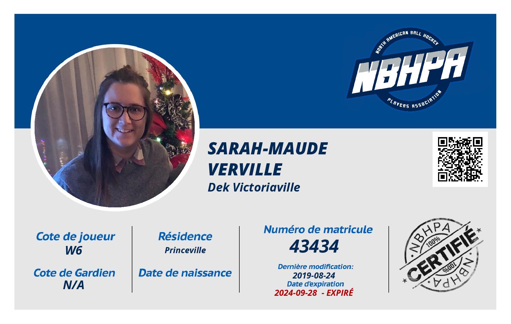 Sarah-Maude Verville