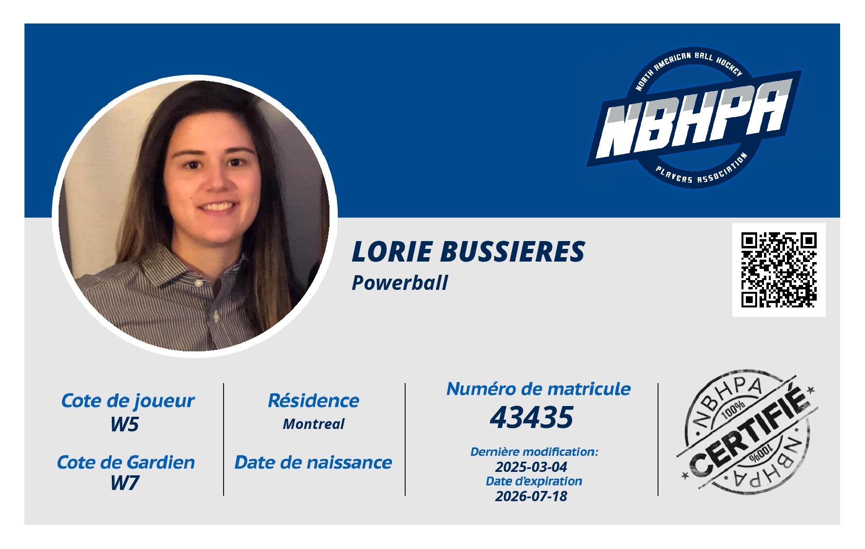 Lorie Bussieres