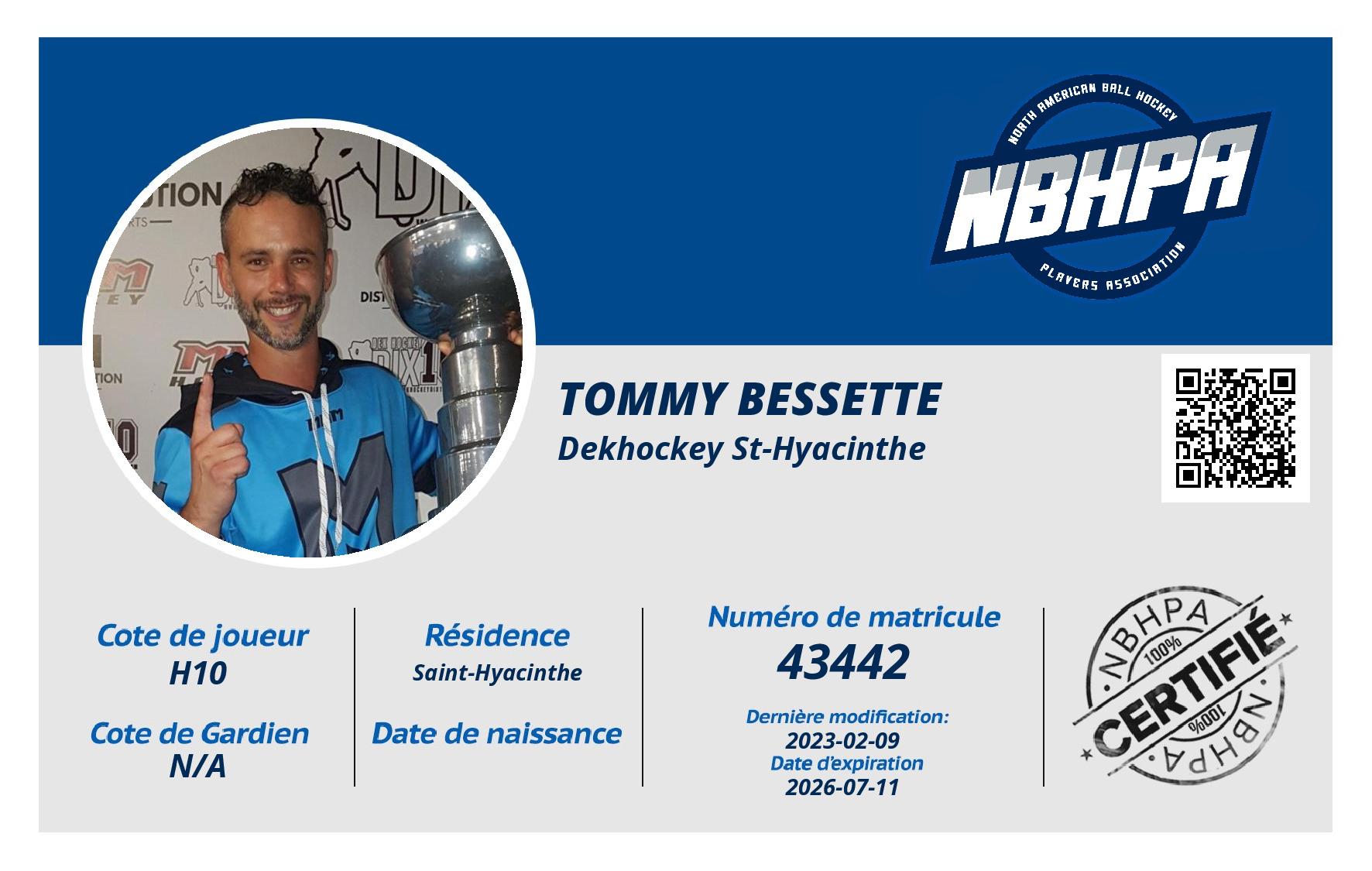 Tommy Bessette