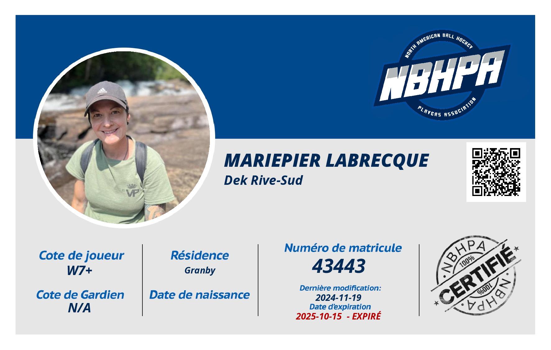 Mariepier Labrecque