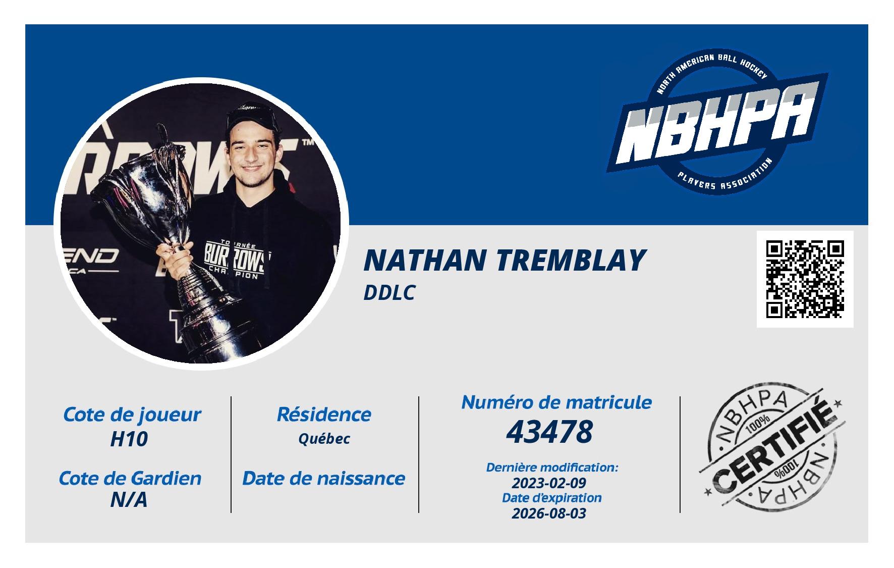 Nathan Tremblay