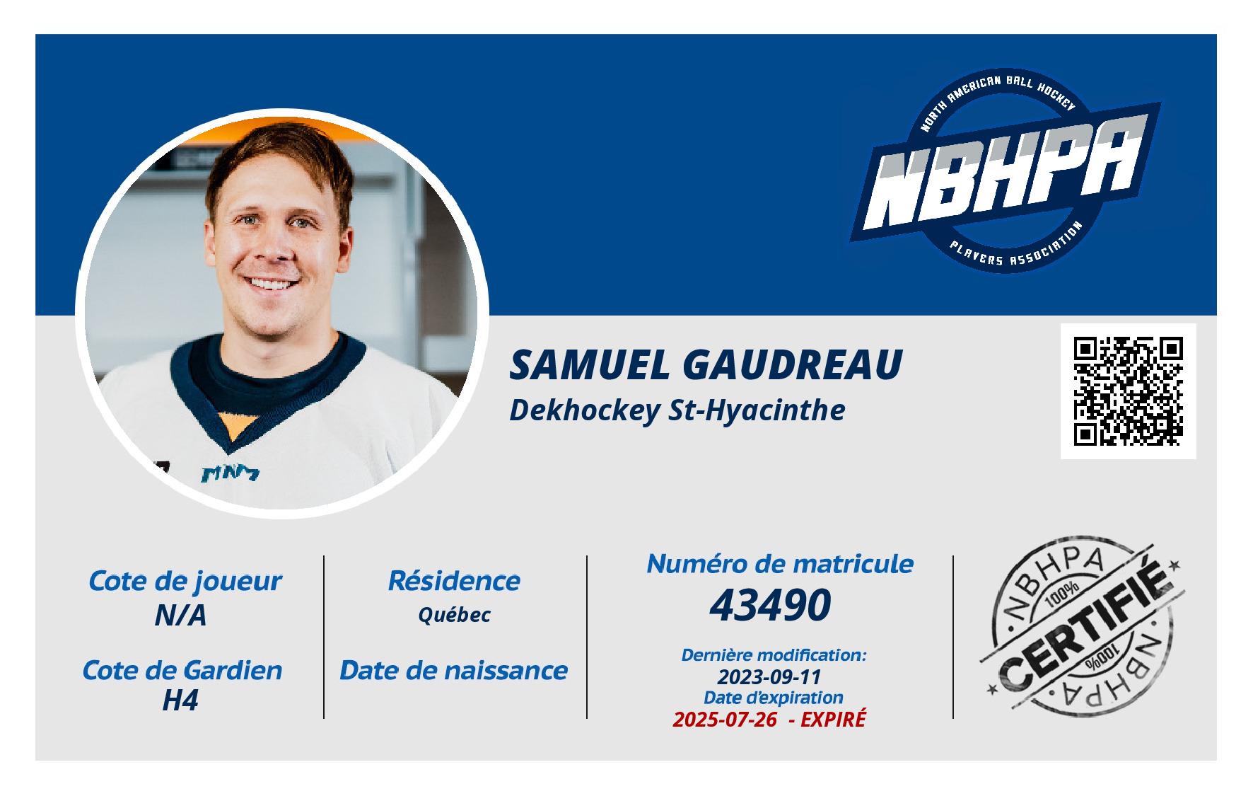 Samuel Gaudreau