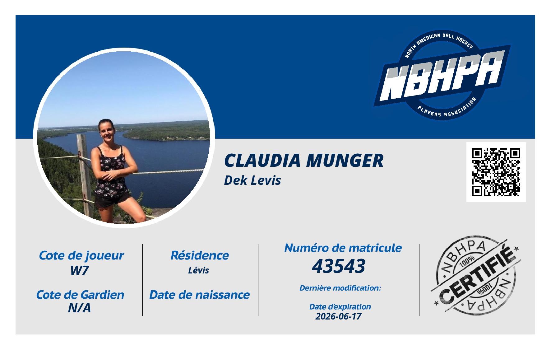 Claudia Munger