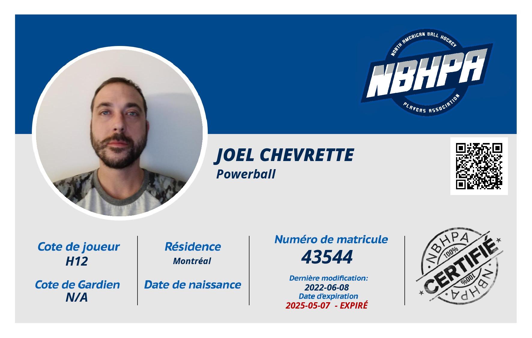 Joel Chevrette