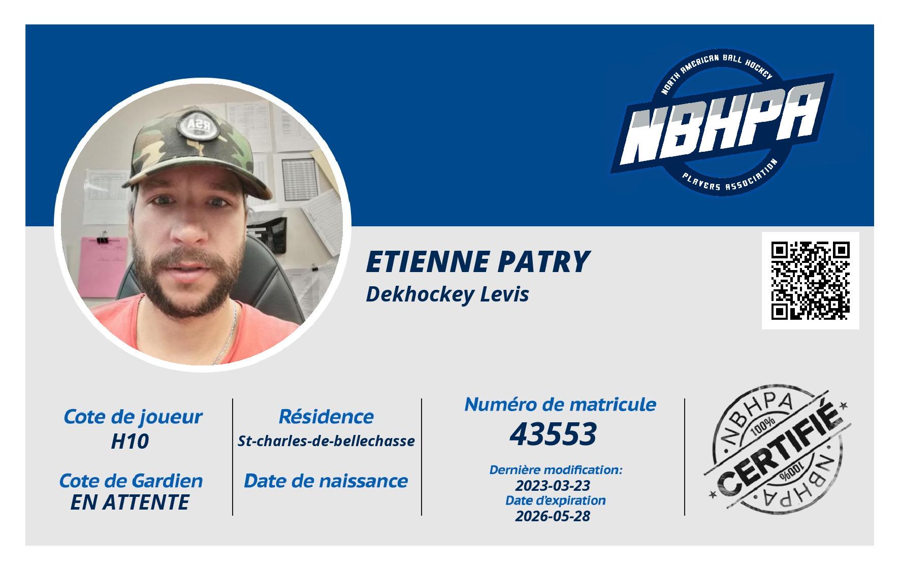 Etienne Patry