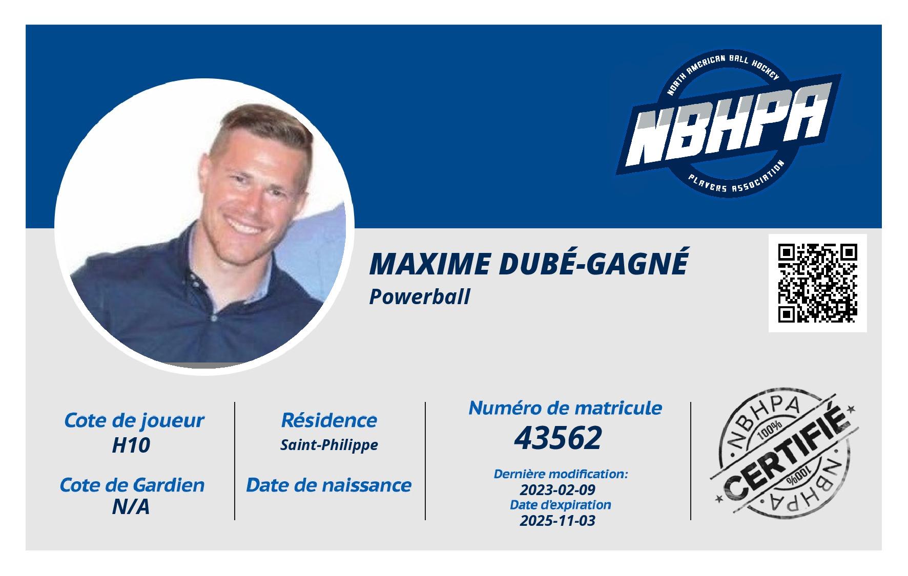 Maxime Dubé-Gagné