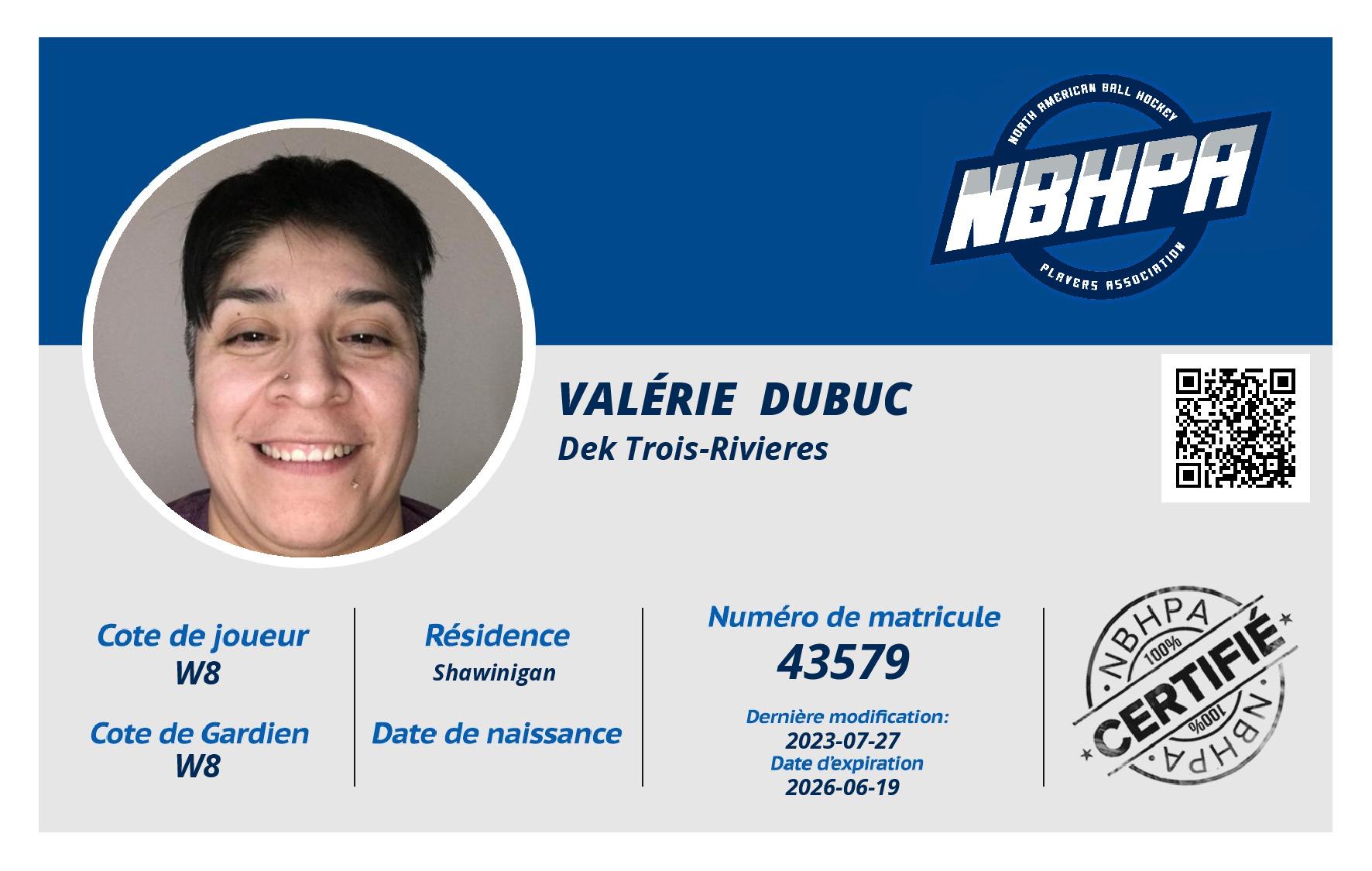 Valérie  Dubuc 