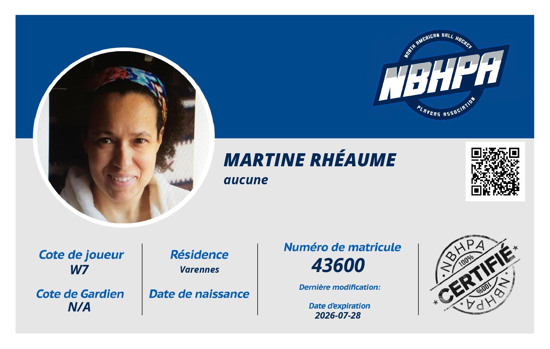 Martine Rhéaume