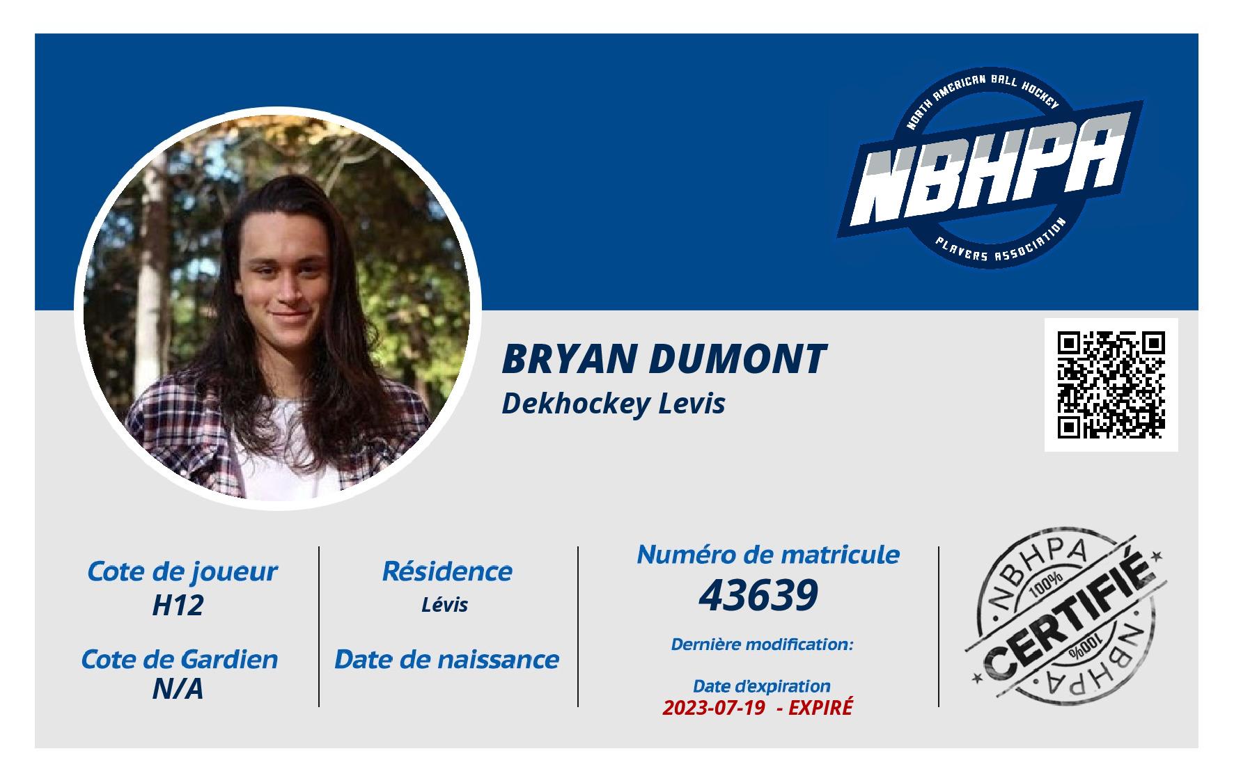 Bryan Dumont