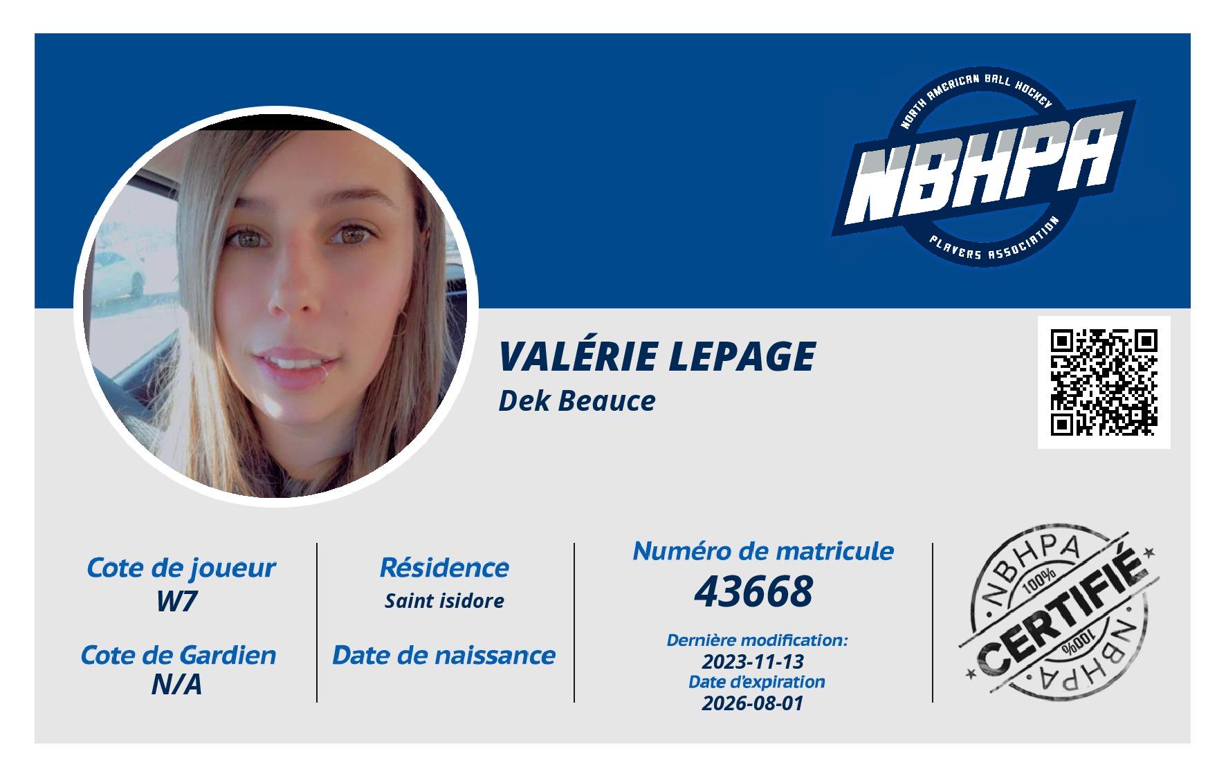 Valérie Lepage