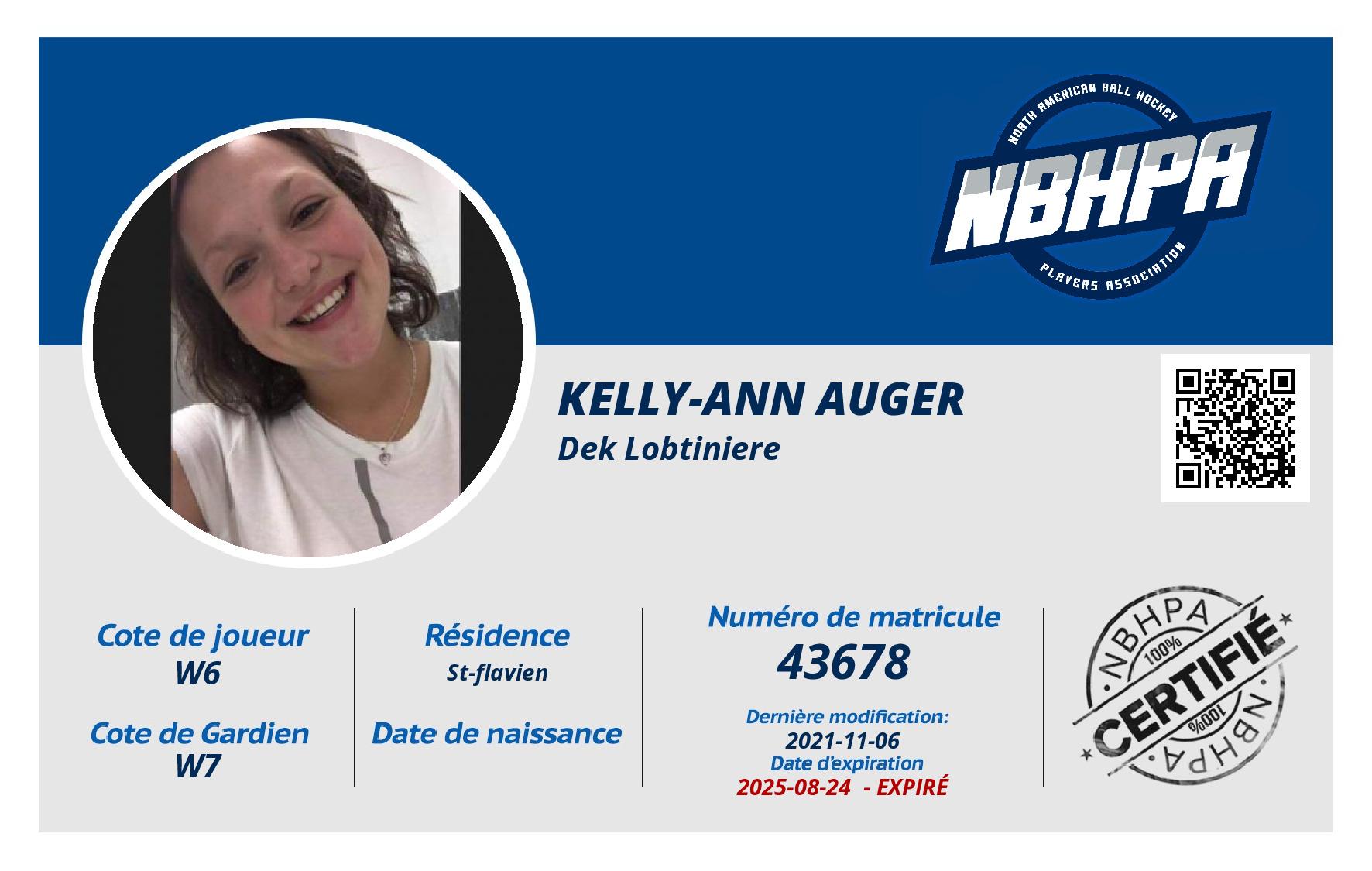 Kelly-Ann Auger