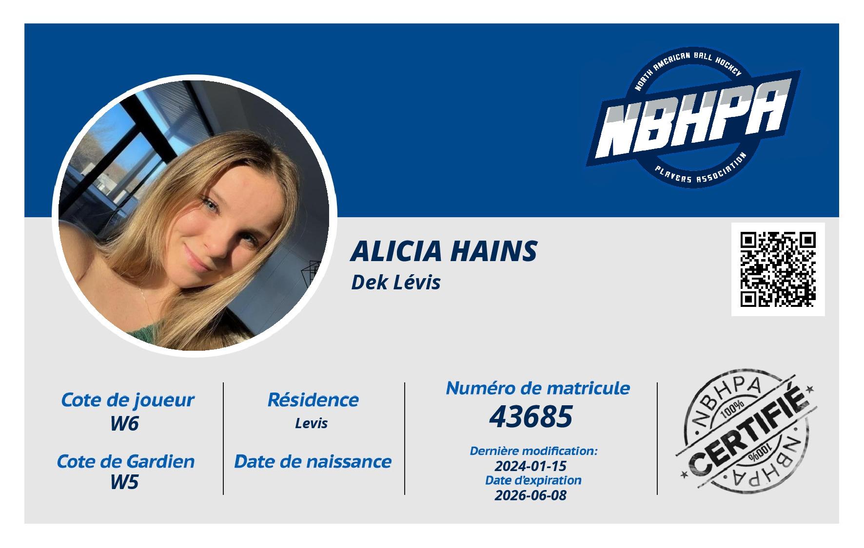 Alicia Hains