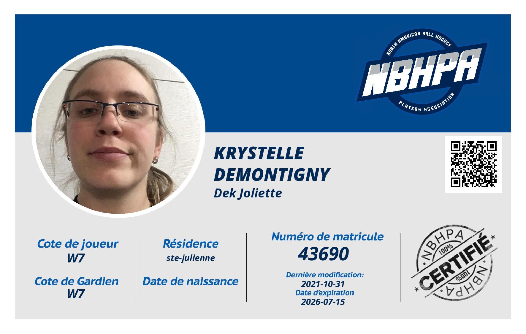 Krystelle Demontigny