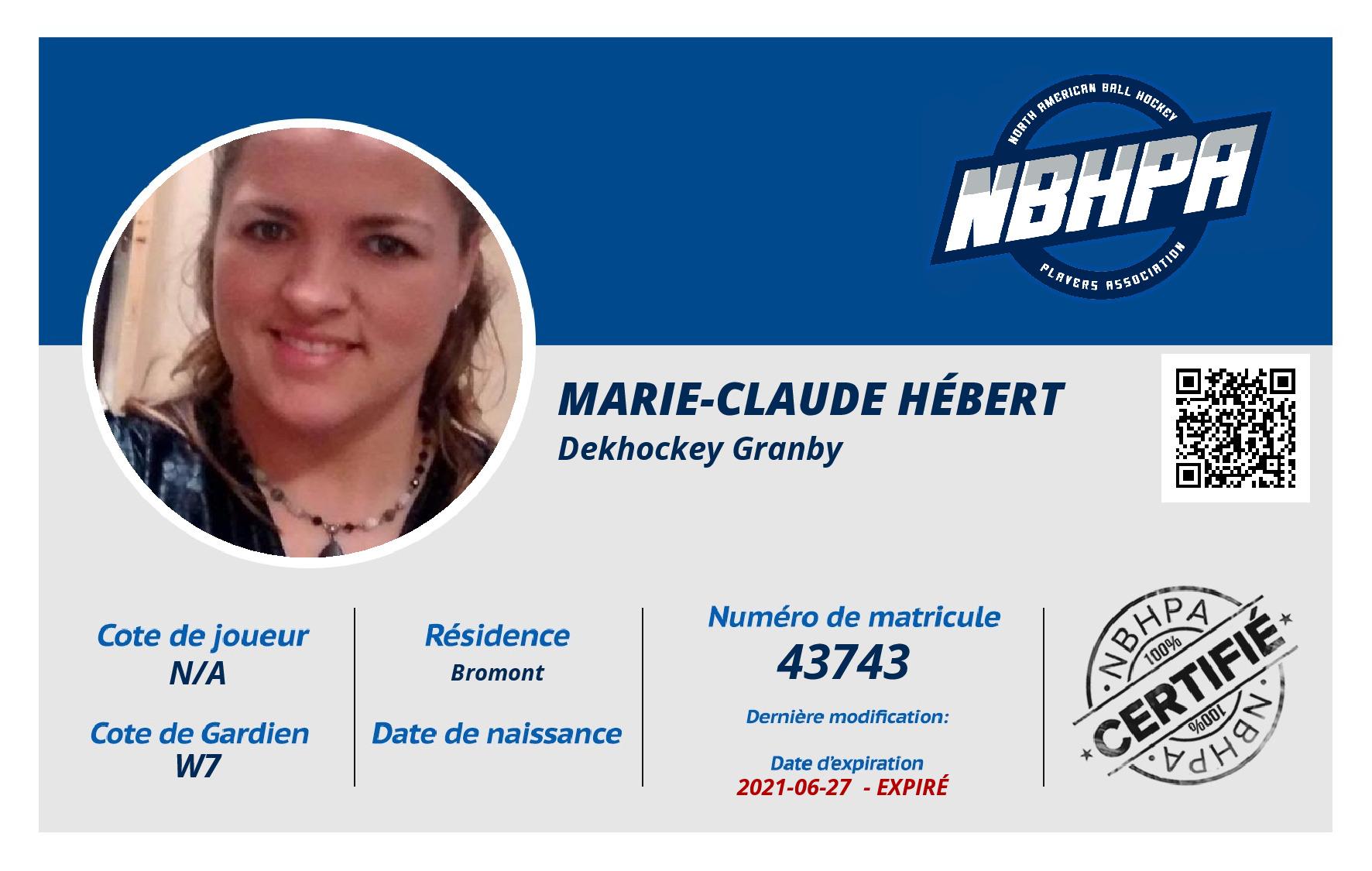 Marie-Claude Hébert 