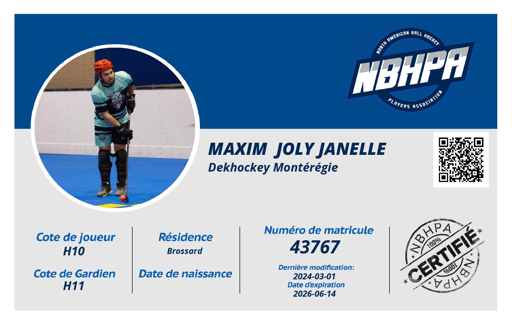 Maxim  Joly Janelle 