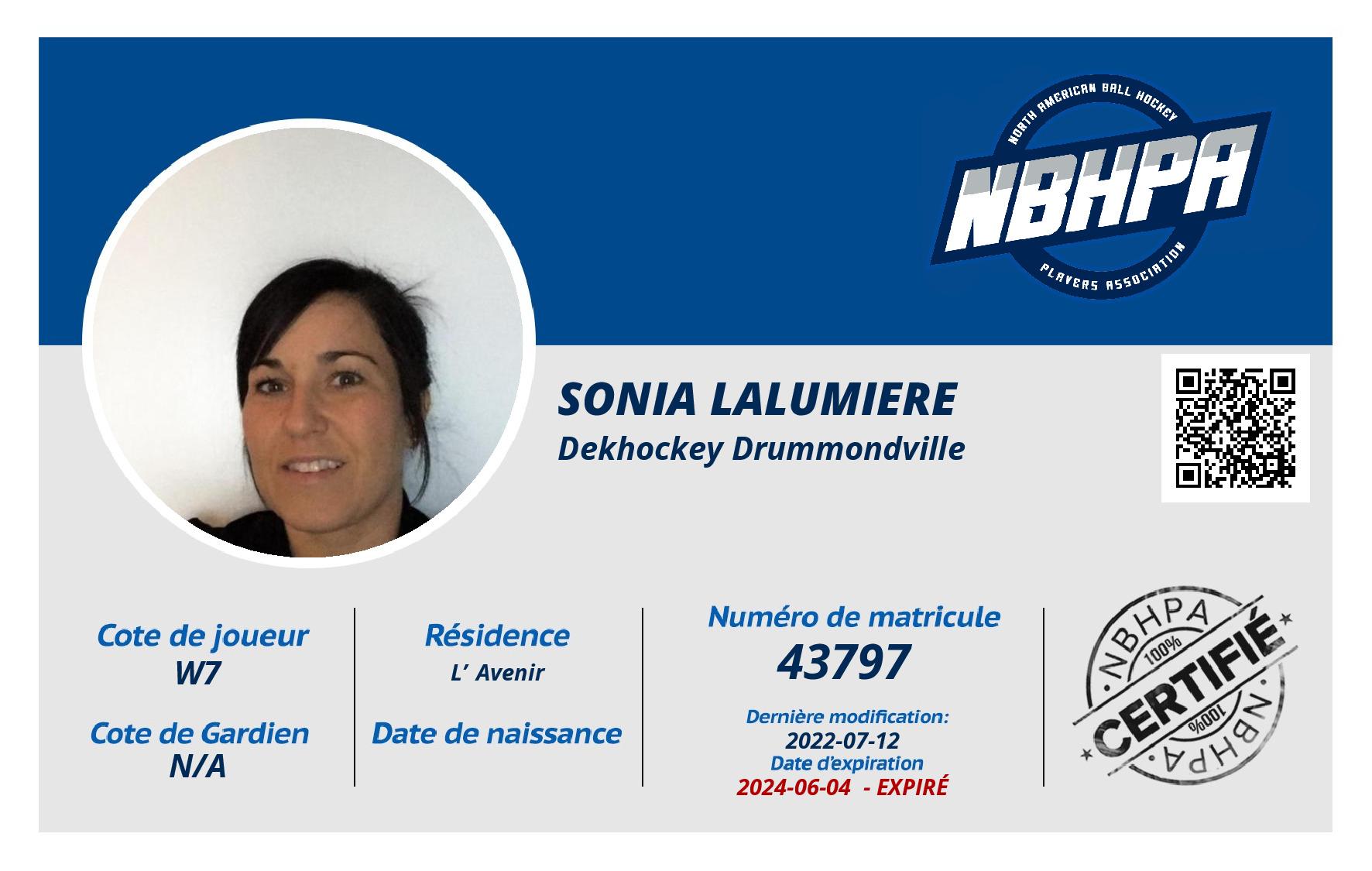 Sonia Lalumiere