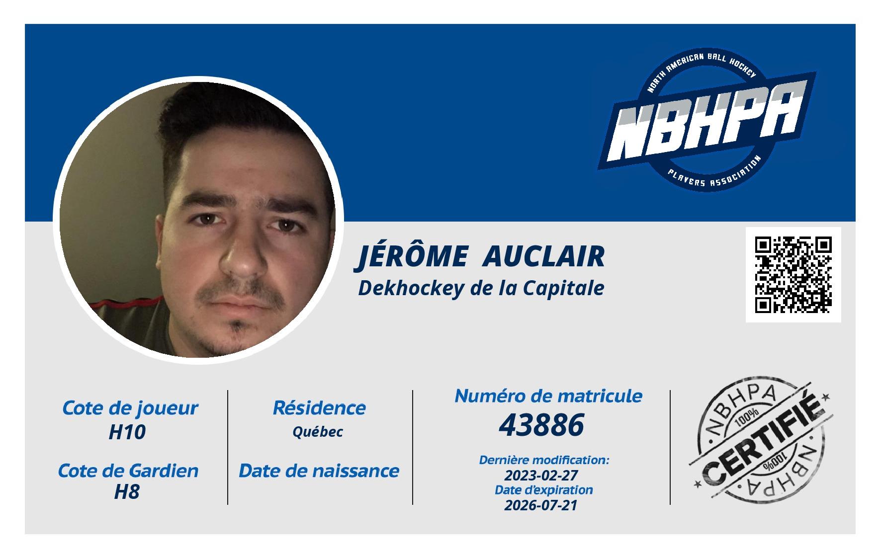 Jérôme  Auclair