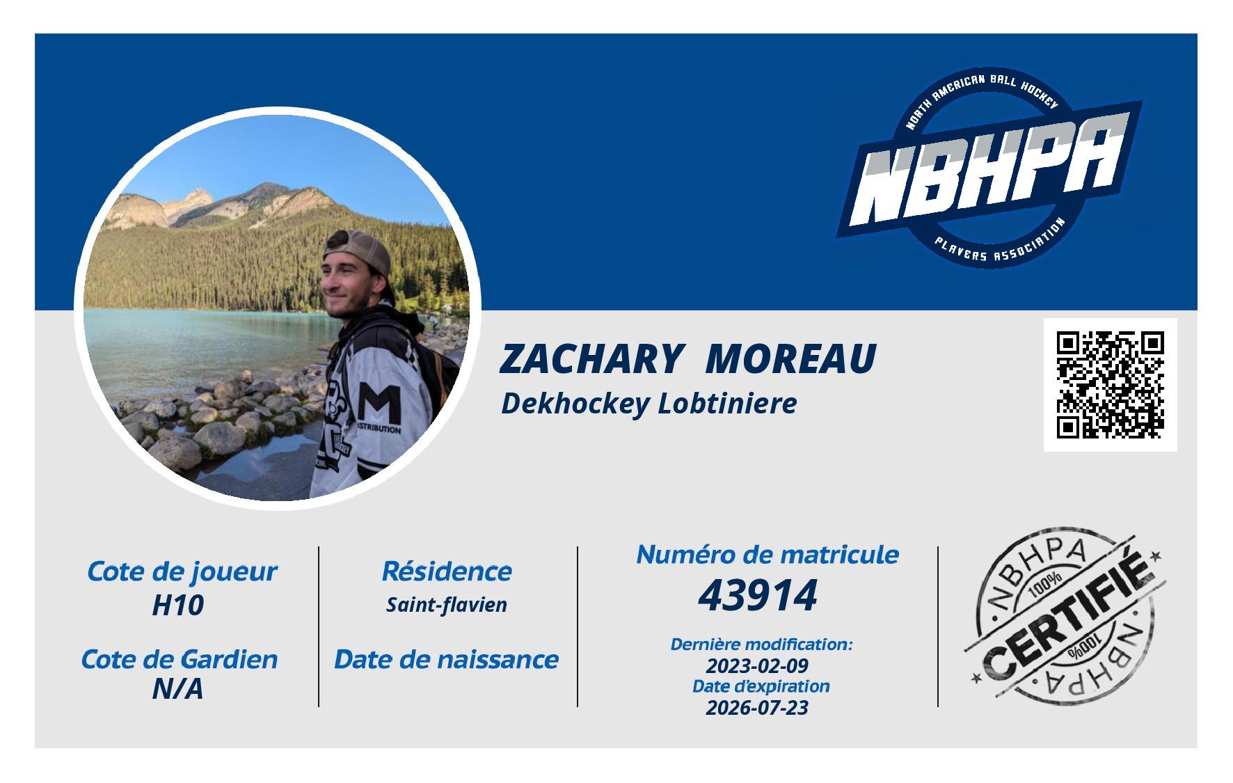 Zachary  Moreau