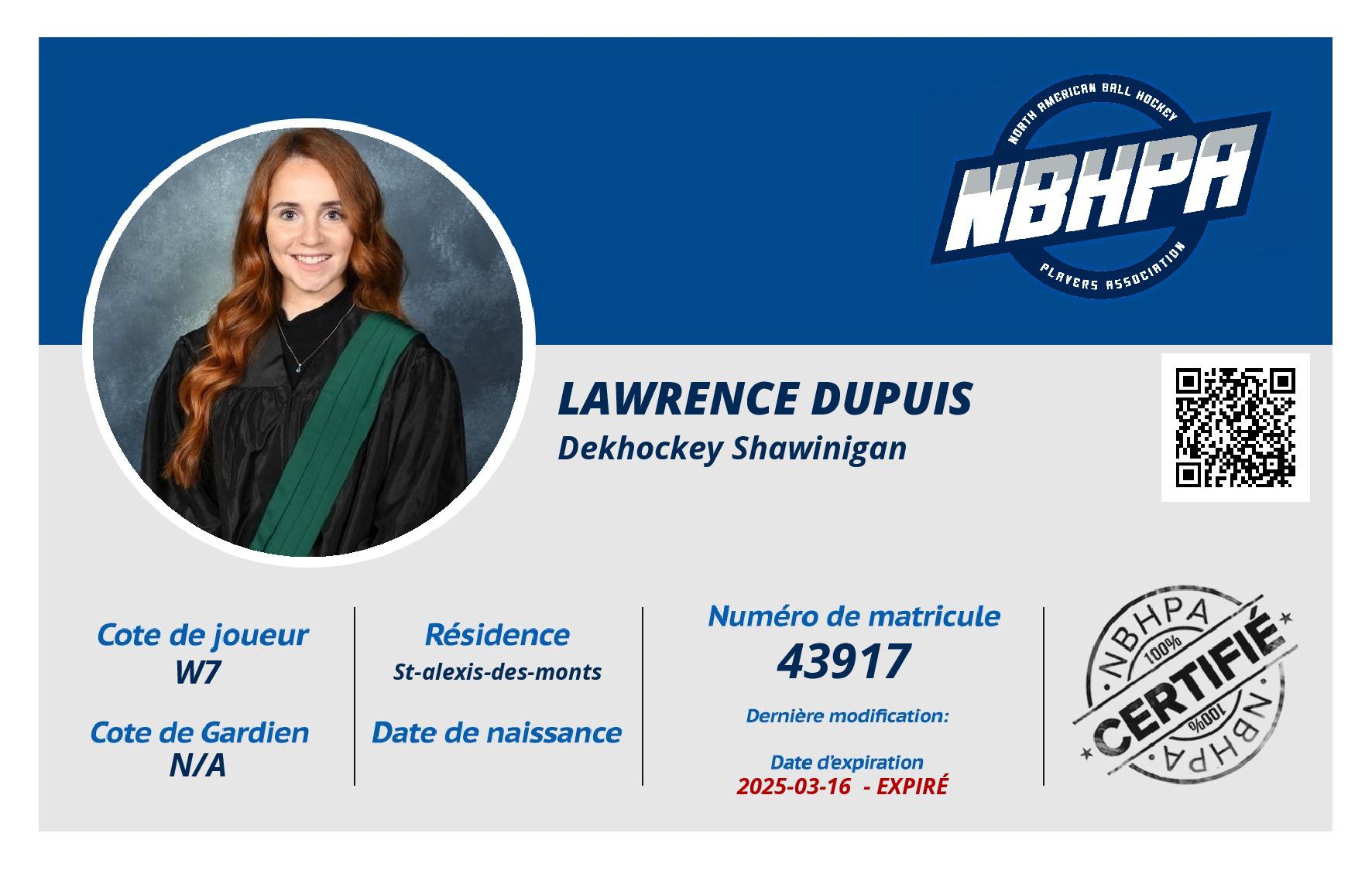 Lawrence Dupuis
