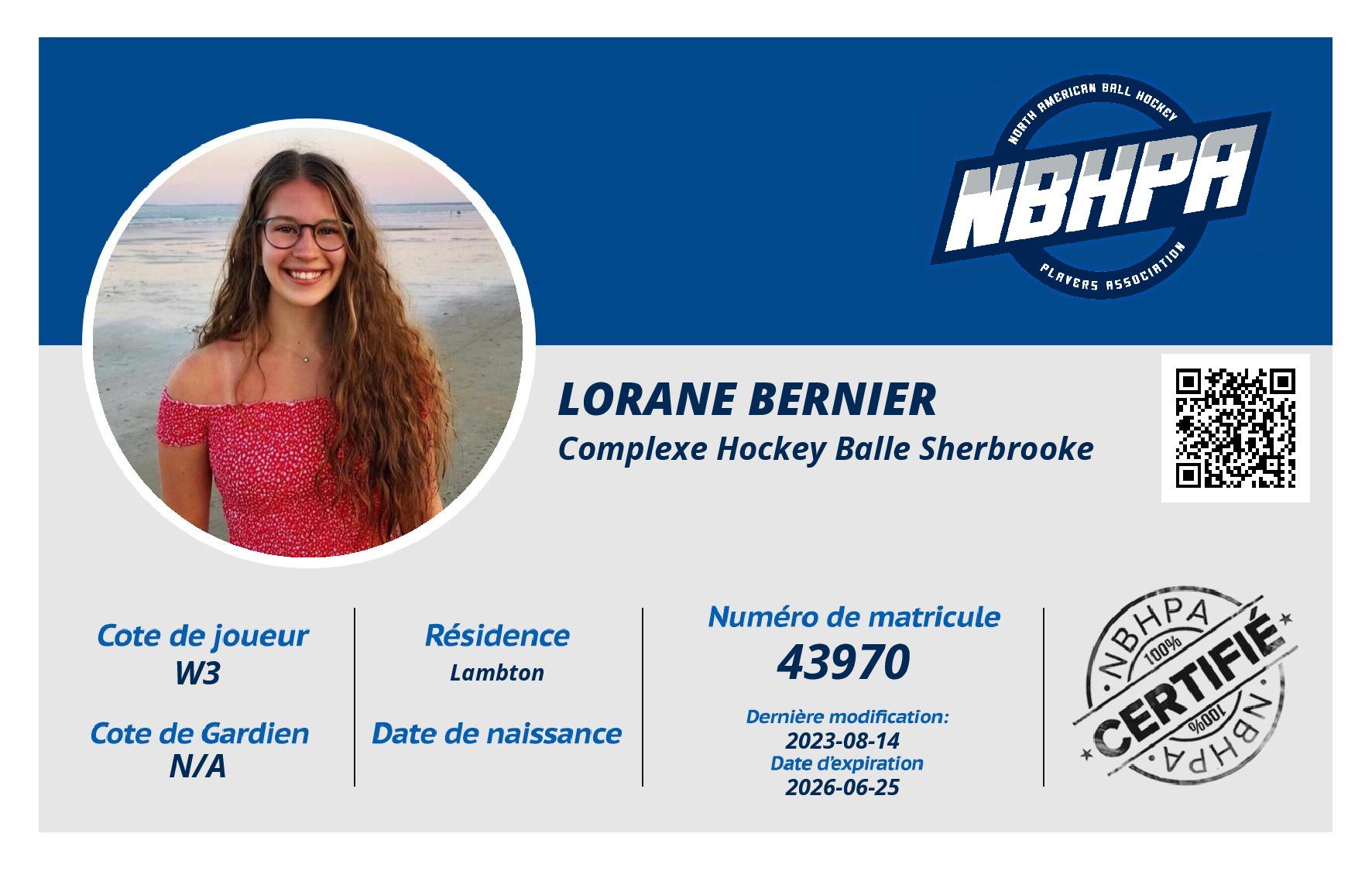Lorane Bernier