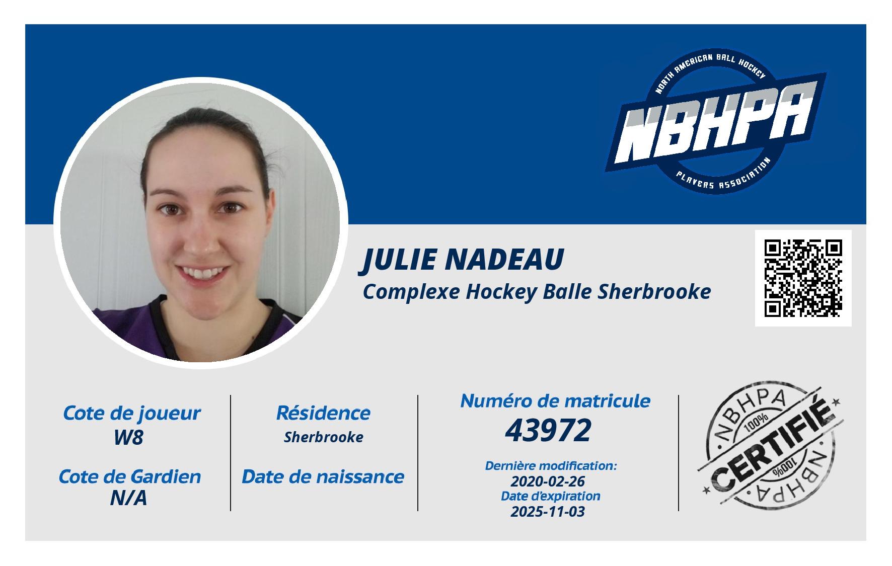 Julie Nadeau 