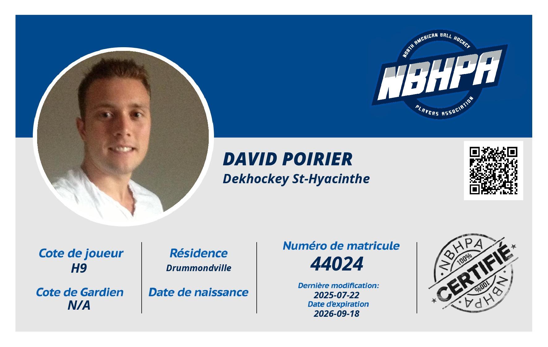 David Poirier 
