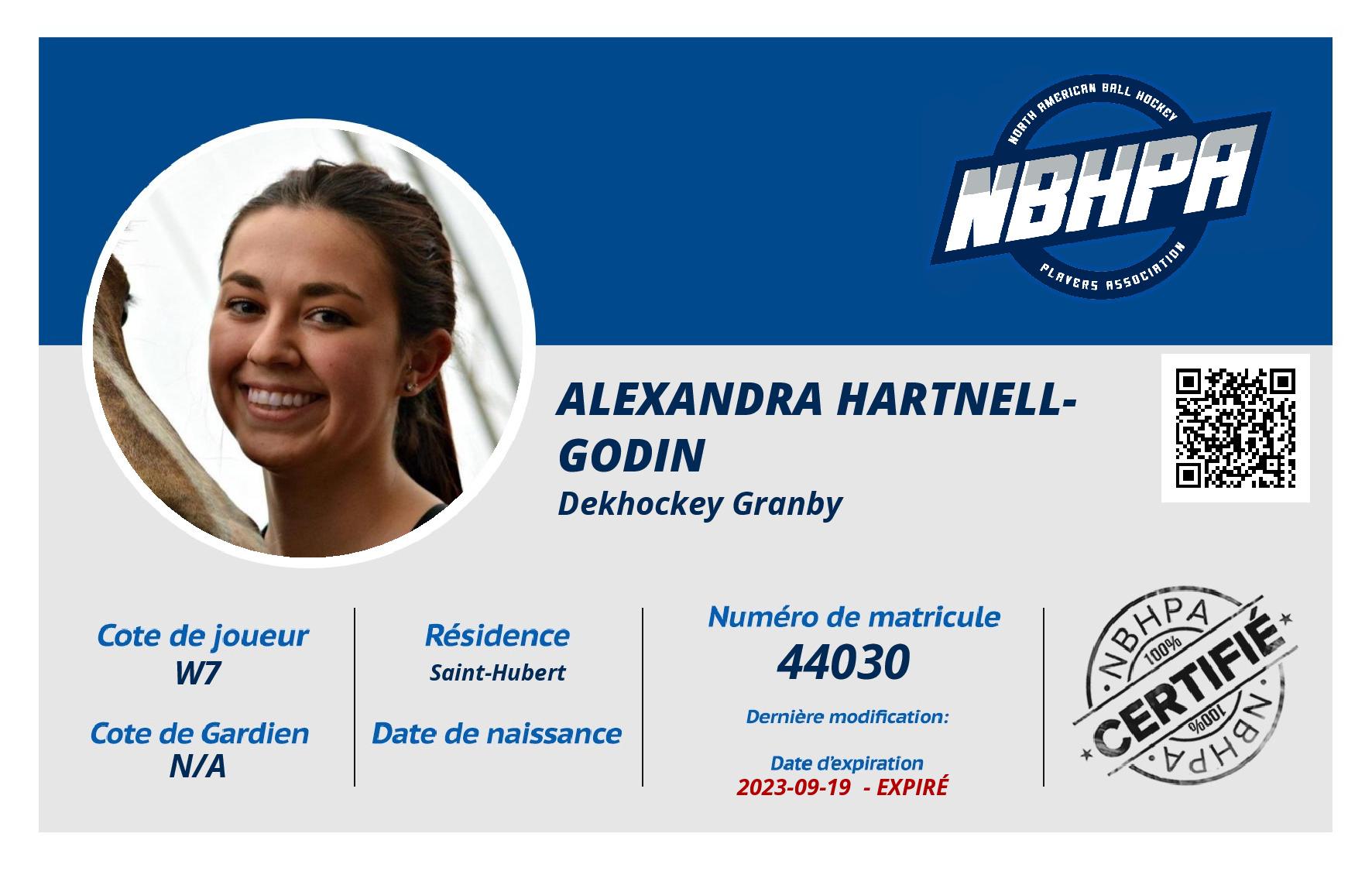 Alexandra Hartnell-Godin