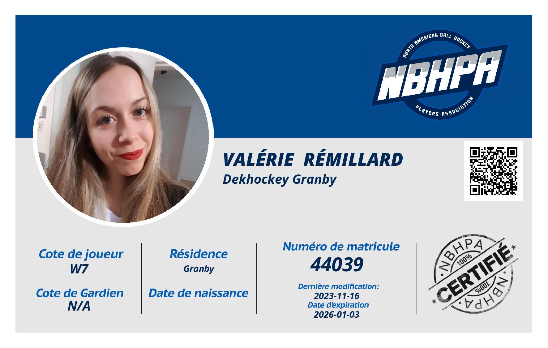 Valérie  Rémillard 