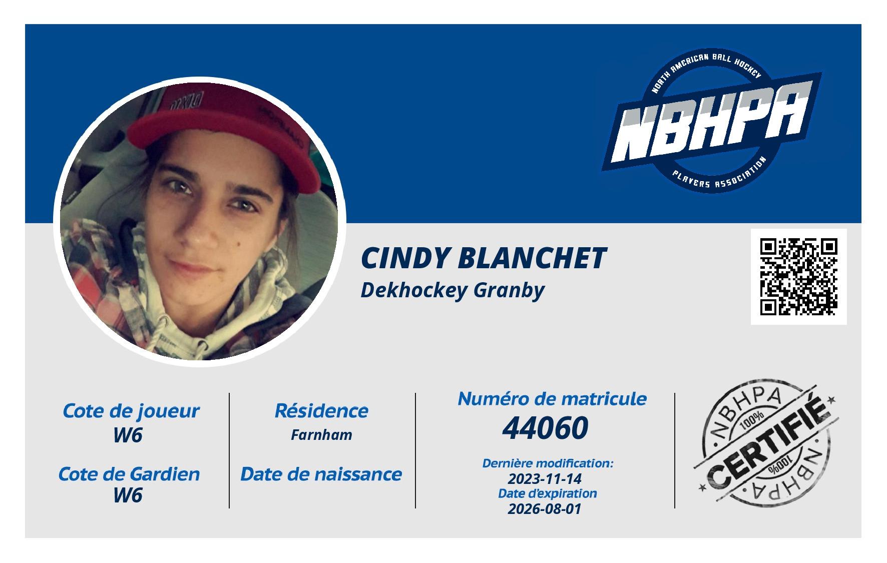 Cindy Blanchet