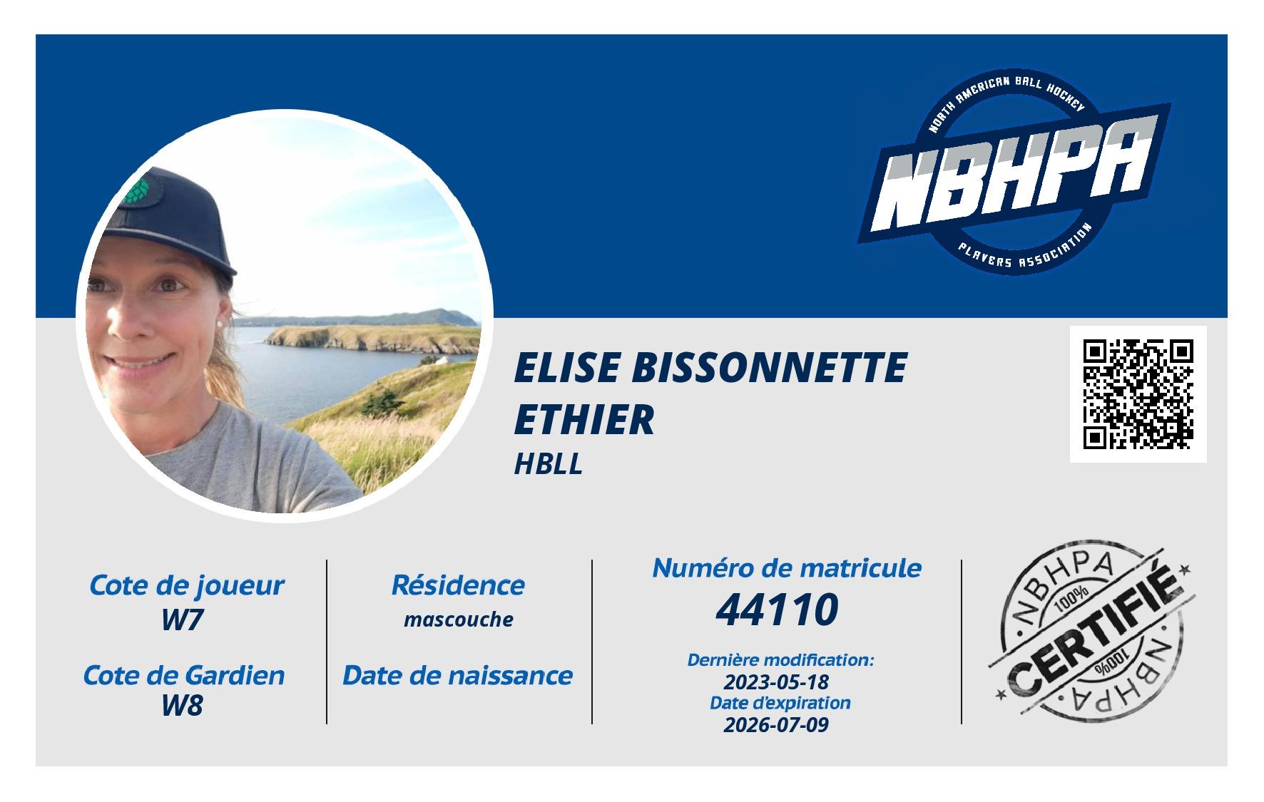 Elise Bissonnette Ethier